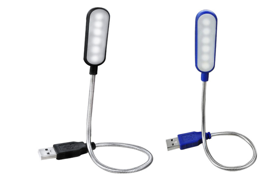 DC 5V Flexo USB 조명 구즈넥 침대 옆 램프 조정 가능